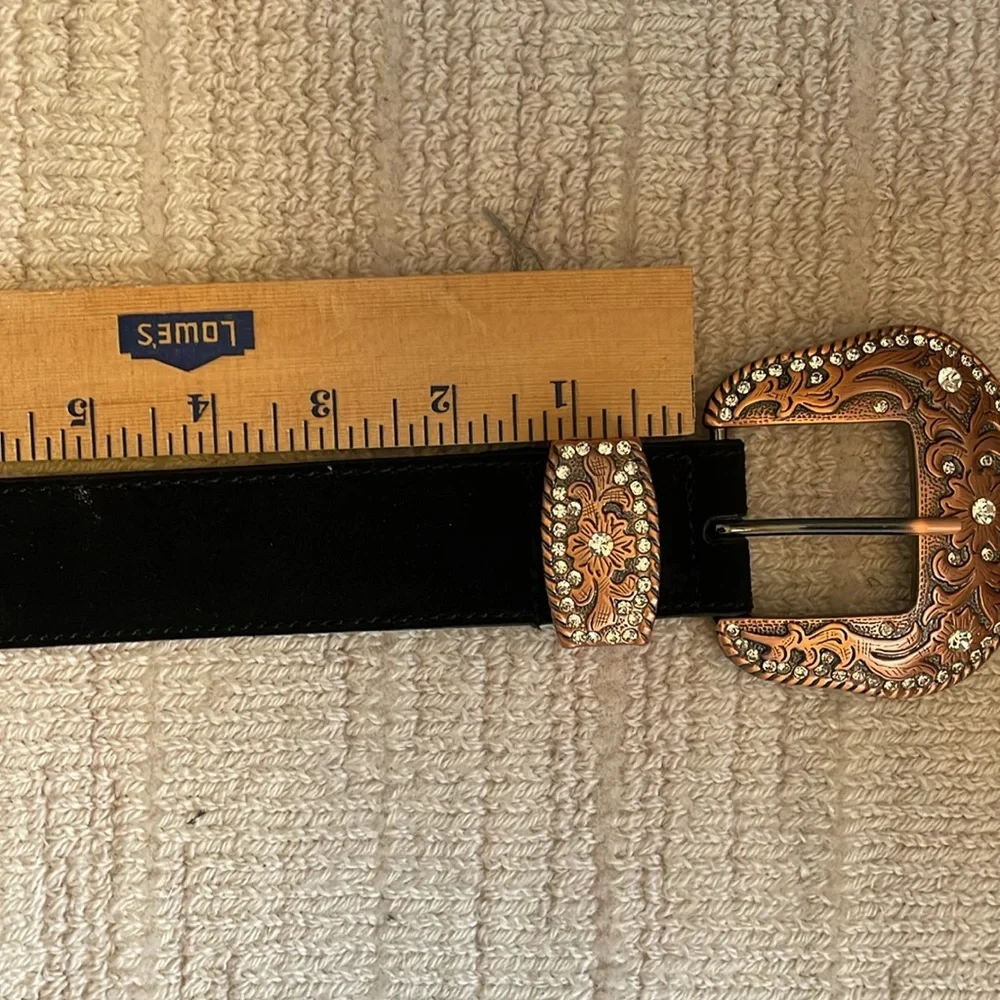 Leather belt western buckle - Picture 5 of 10